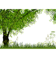 Nature background vector image