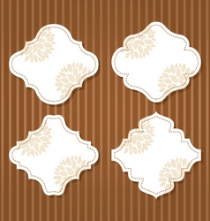 Cute vintage frame vector image