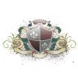 Heraldic shield Heraldic shield vector image