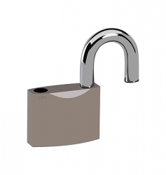 Security lock vector image