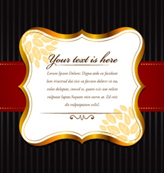 Cute vintage frame vector image