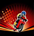 Road race vector image
