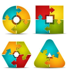 puzzle vector image vector image