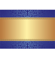 Gold background vector image