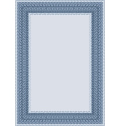 Guilloche frame vector image