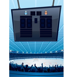 Hockey Sports stadiums vector image