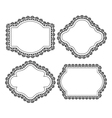 Lace frame vector image
