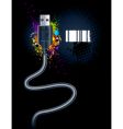 USB wire vector image