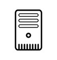 Case of computer line Case of computer line vector image