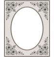 Vintage frame vector image
