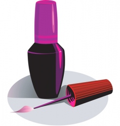 Nail polish vector image