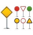 Traffic sign set vector image