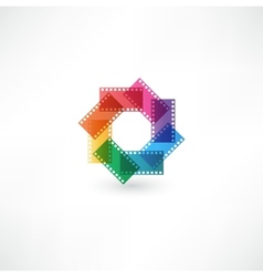 Film icon vector image