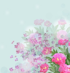 Flower of happiness vector image