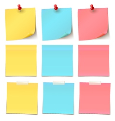 Beauty-Post-it-note-Collection- vector image