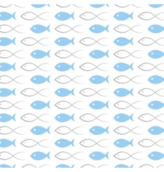 Fish a background vector image