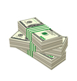 Dollars vector image