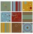 Retro backgrounds vector image
