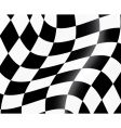 Racing flag vector image
