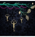 Dark vintage background vector image
