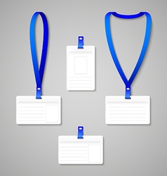 Badge Holder vector image
