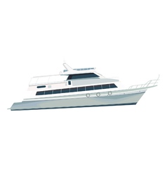 Sea vessel vector image