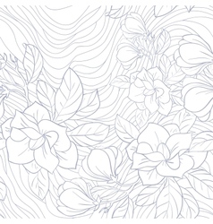 Jasmine floral seamless pattern vector image