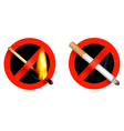 No smoking sign vector image