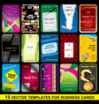 Business card vector image