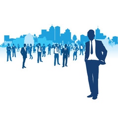 Business people vector image