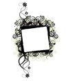 Floral frame vector image