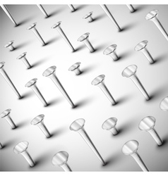 Background with nails vector image
