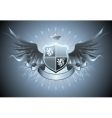 Heraldic shield vector image