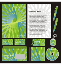 Company stationery templates vector image