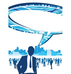Business people vector image