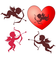 Cupid collection vector image