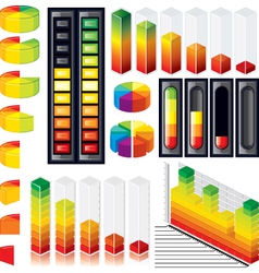 Isolated Infographics Design Elements vector image