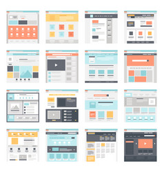 Web template Web template vector image