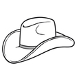 Cowboy hat vector image