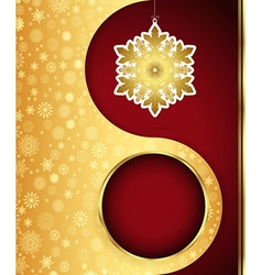 Christmas background with snowflakes design eps 10 Christmas background with snowflakes design eps 10 vector image