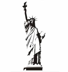 Statue of liberty vector image