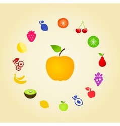 Fruit vector image