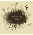 Grunge floral background Grunge floral background vector image