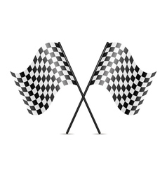 Racing flags vector image