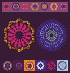 Spring meditation print Spring meditation print vector image