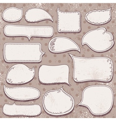 Set of special hand draw labels and banners Set of special hand draw labels and banners vector image