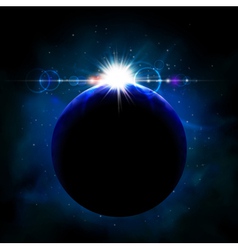 Planet from space Planet from space vector image