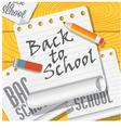 Back to school vector image