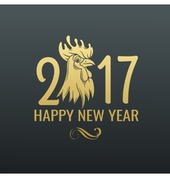 Chinese Symbol Rooster of 2017 vector image