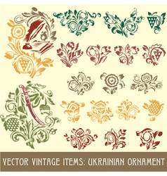 Ukrainian ornament vector image